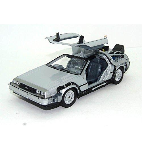 Back To the Future DeLorean Time Machine Diecast Car 1/24 Scale DELOREAN BACK TO THE FUTURE 2 Flying Mode Transformation