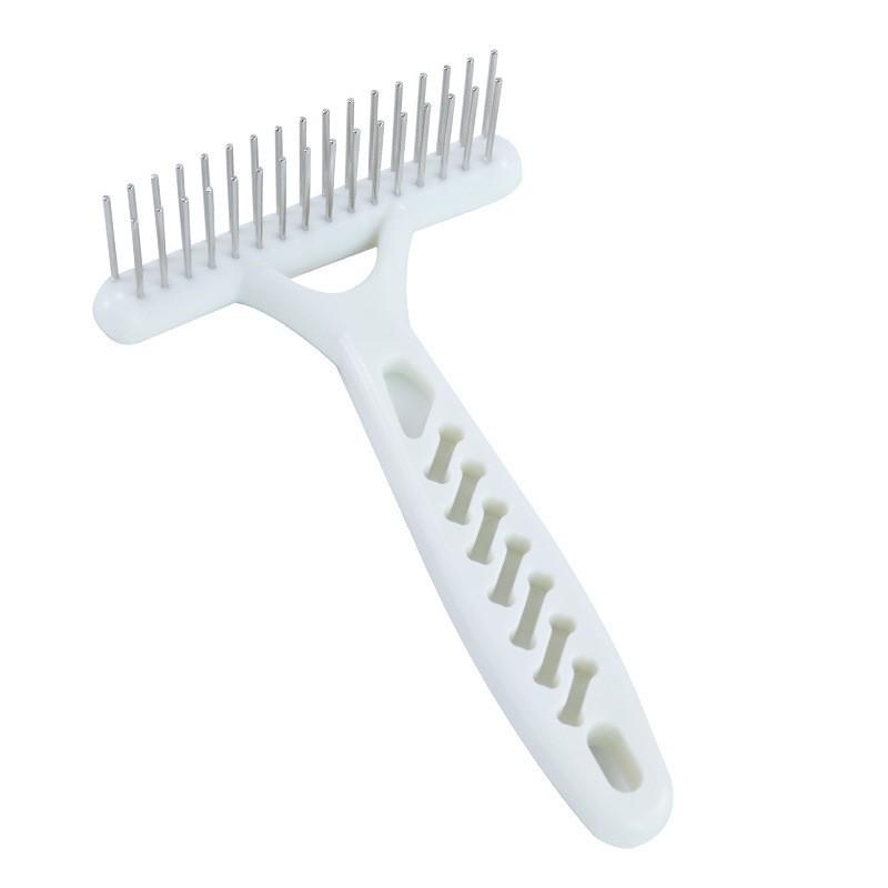 Pet Stainless Steel Double Row Detangling Comb for Dogs
