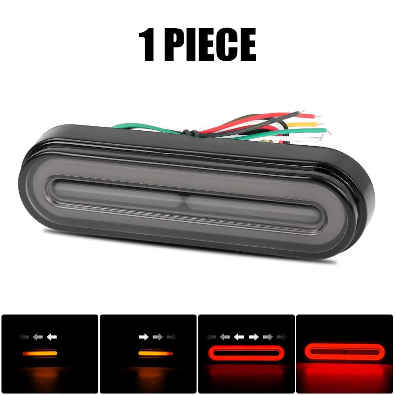

Motorcycle LED Tail Lights with turn signal lamp DRL Moto Flash Red rear brake stop lights Taillight for Dirt Pit Bike ATV UTV