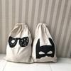 Childrens Toy Storage Bag With Bear Face Design For Travel And Home Organization