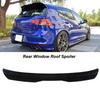 Rear Window Roof Spoiler Deflector Fit Reduce Resistance Window Top Lip Molding Trim