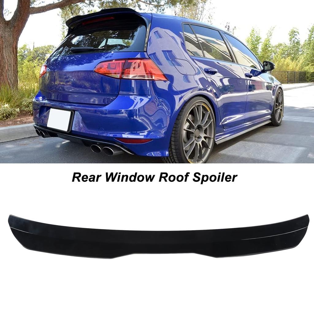 Rear Window Roof Spoiler Deflector Fit Reduce Resistance Window Top Lip Molding Trim
