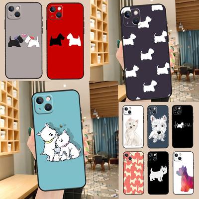 West Highland Terrier Westie Telefoonhoesje Voor iPhone 17 Pro Max 16 15 11 13 12 14 Pro Max mini 15 16 Plus 16e 17 Air Cover