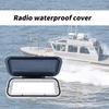 UV Resistant Marine Stereo Cover Enclosure For Single DIN Radios Prevents Dust Water Intrusion In Harsh Environments