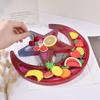 Moon Star Tray Resin Mold Silicone Crescent Mold Jewelry Storage Plate Mold for DIY Trinket Container Resin Crafts