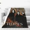 Heroes Del Silencio Warm Soft Blanket Spanish Rock Band Picnic Bedding Throws Winter Design Flannel Bedspread Sofa Bed Cover