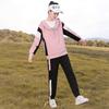 Autumn Casual Sports Set: Korean Style Hoodie Two-Piece for Junior High Girls