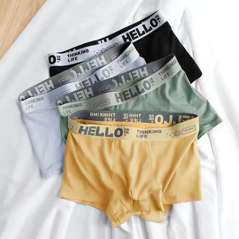 

4 шт. брендовые мужские трусы-боксеры из хлопка с буквенным принтом Ropa Interior Hombre мужские боксеры Cuecas Masculinas Man Calzoncillos размер M-3XL 3XL