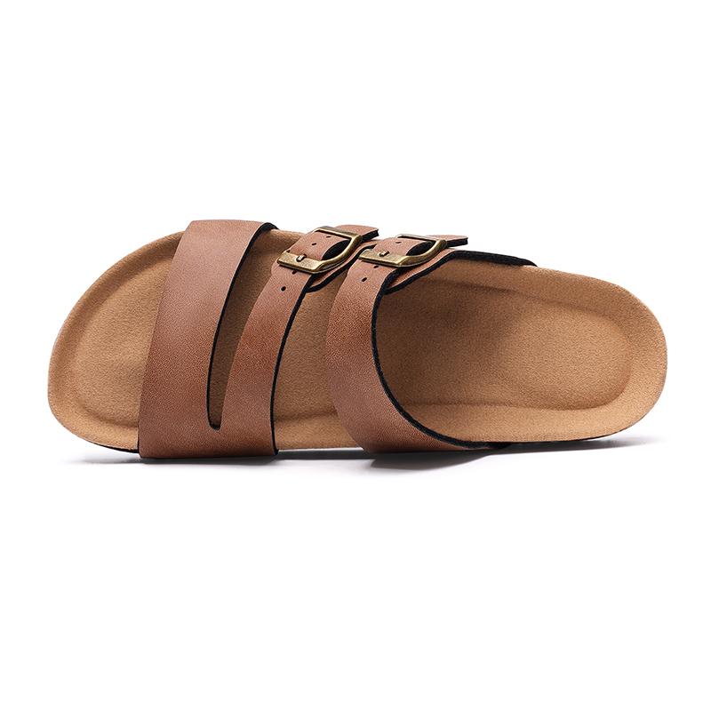 Fashion Smile Women Summer Soft Nonslip Sandals Fashion Cork Sandals Outdoor Vacation Beach Sandals Pool Walking Thong Cushion Sandals