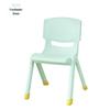 Child's Anti-Slip Backrest Dining Chair - Thickened Household Plastic for Toddlers & Kindergarten