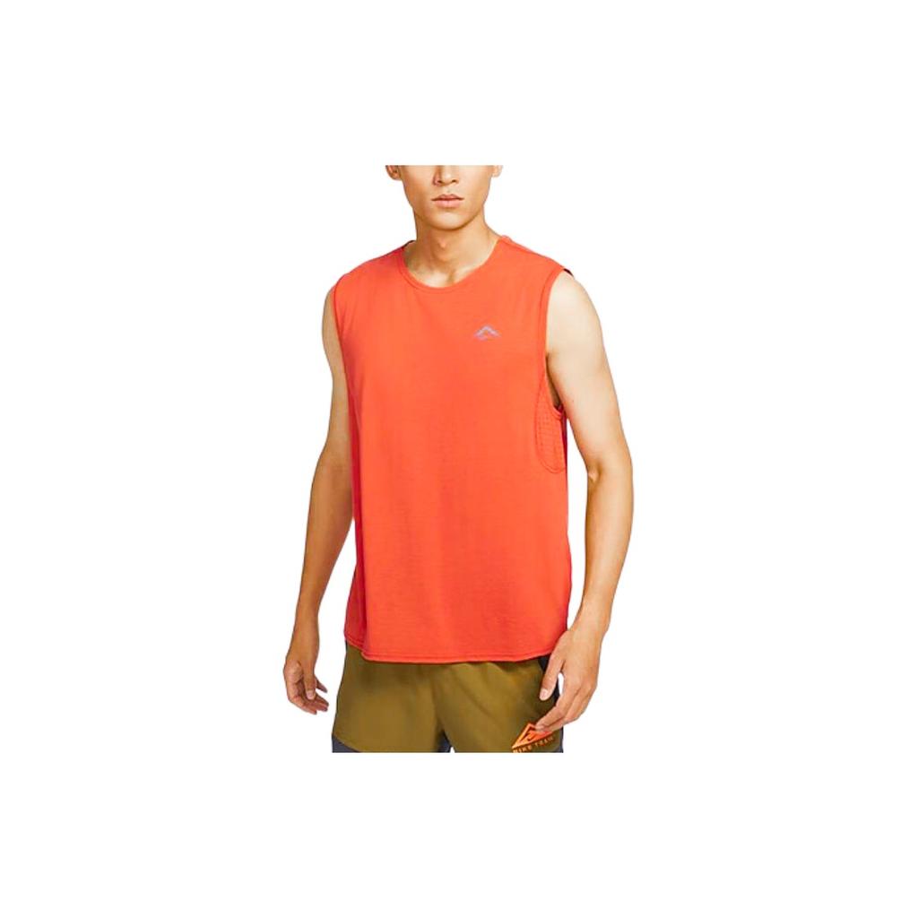 Nike Solid Color Casual Loose Lightweight Breathable Sleeveless Vest Men tops Brick-Red FN3310846