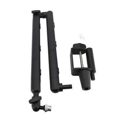 Mikrofon-Schwenkarm Faltbarer Verstellbarer Mikrofonständer mit Tischmontageklemme Schraubadapter Kabel