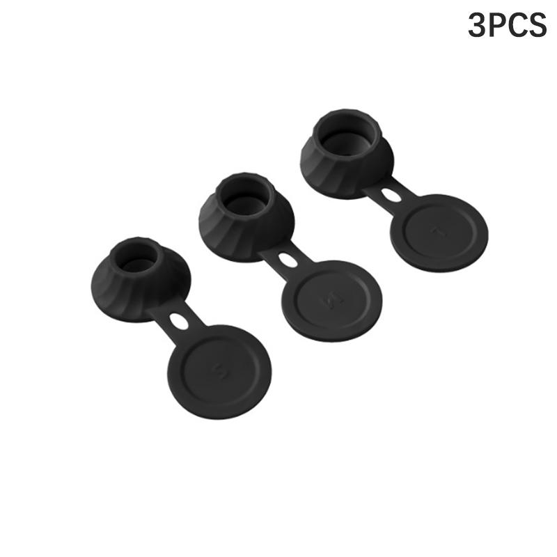 

Перевернутые крышки для бутылок Перевернутые крышки Набор из 6 бутылок 3 размеров Адаптеры Переходник Получите каждую каплю лосьонов чёрный