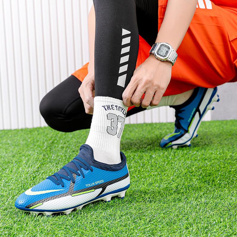

Artificial grass long nails adult children s sports nails non-slip student broken 2025 boys and girls training football shoes wear-resistant 37