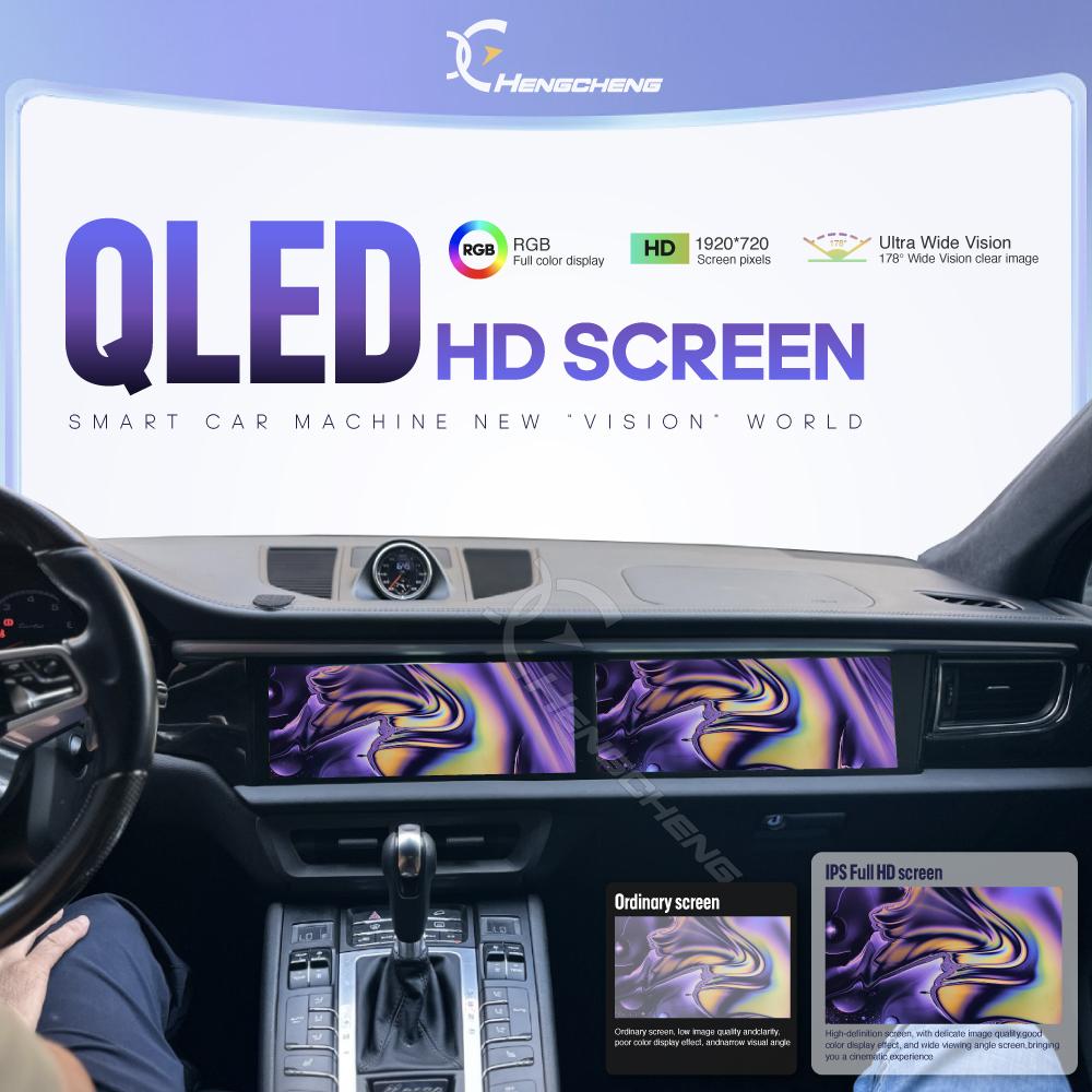 12.3Inch Dual screen Android 13 For Porsche Macan 2011-2017 Car Multimedia Video Player GPS Navigation Radio Carplay 4G Auto 360