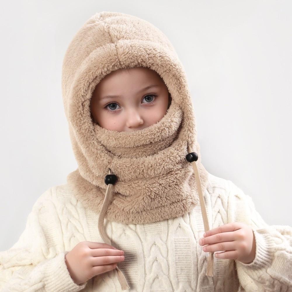 Cute Balaclava Hats Windproof Warm Ear Protection Cap Children's Hats