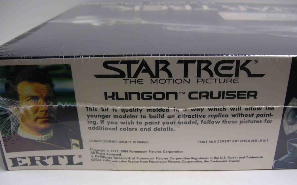Star Trek The Motion Picture Klingon Cruiser Model Kit