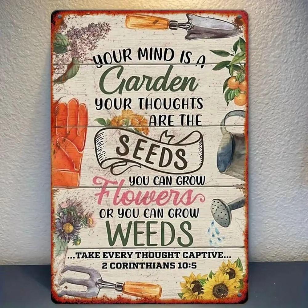 

Tin Sign, Metal Wall Art, Home Decor, 20x30cm