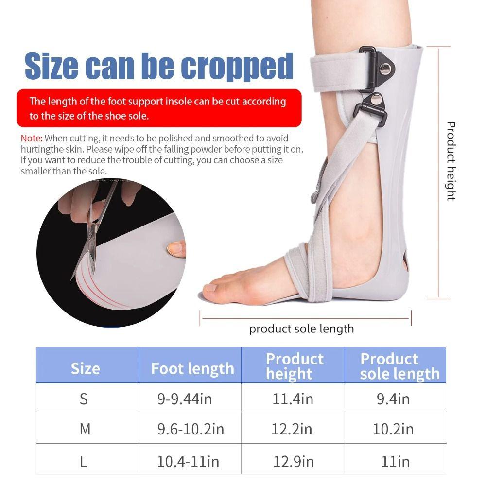 Super Soft Splint Brace Stick Type Foot Drop Orthosis Dorsal Drop Foot Orthopedic Brace  Outdoor