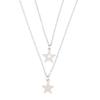 2/3 Pieces Retro Vintage Star Charm Necklace Birthday Gifts Friendship Chain Necklace with Message Card Jewelry Present