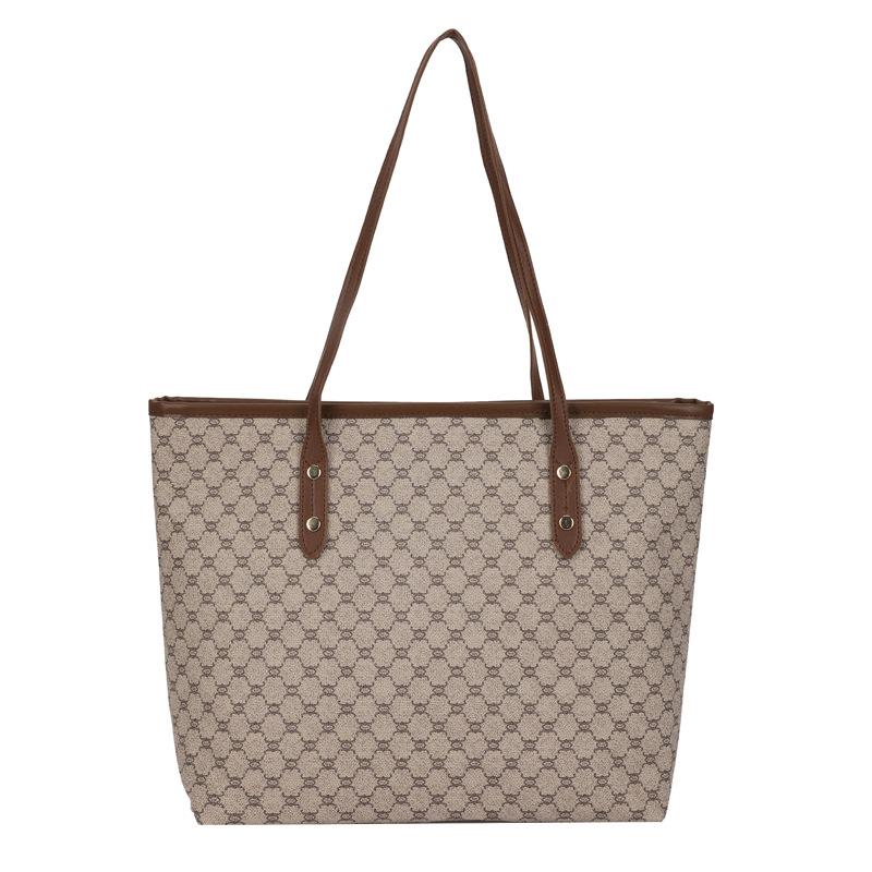 Simple and Fashionable Large-capacity Bag Women's Tide Six Women's Tote Bag Commuter Large-capacity Shoulder Bag
