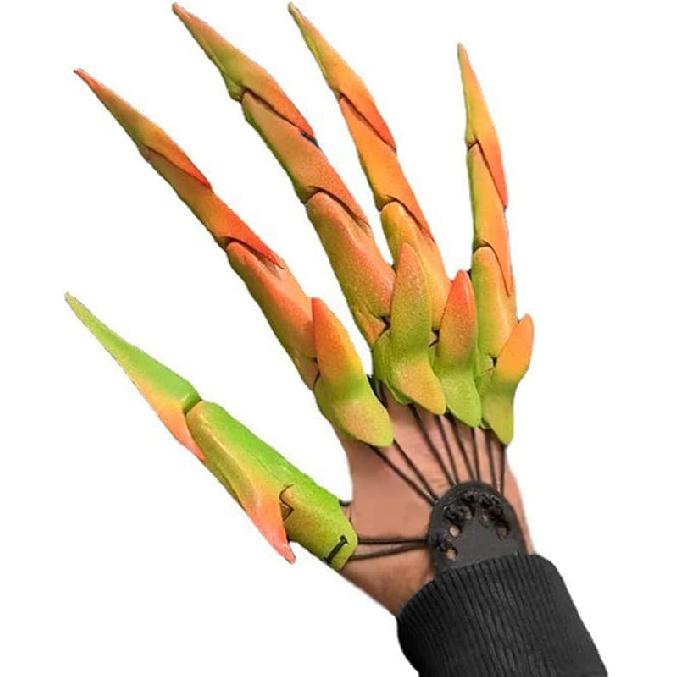 

Хэллоуин, Перчатки-экстендеры для пальцев, Хэллоуин Перчатки-экстендеры 2021, Обновление 3D-печатные экстендеры для пальцев, Когти скелета, Страшная рука Жнеца Right hand разноцветные