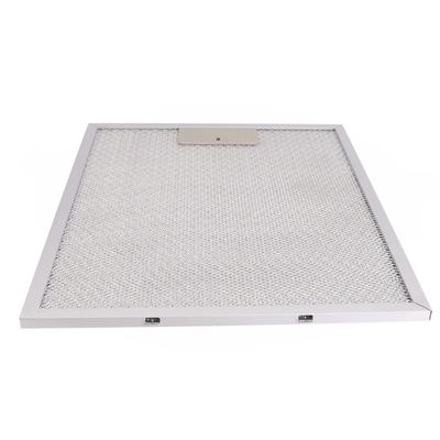 Nerezový filtr stříbrné barvy Filtry digestoře Kovové filtrační síto 350 x 285 x 9 mm Kuchyňský tukový filtr