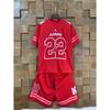 New Short Sleeve T Shirt numbers22No. 10 Jersey Football Uniform Mesh Sports Casual Shorts Couple Set