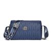 Trend women's bags 2025 new PU pleated messenger bags women's small bags women's shoulder bags tote bags
