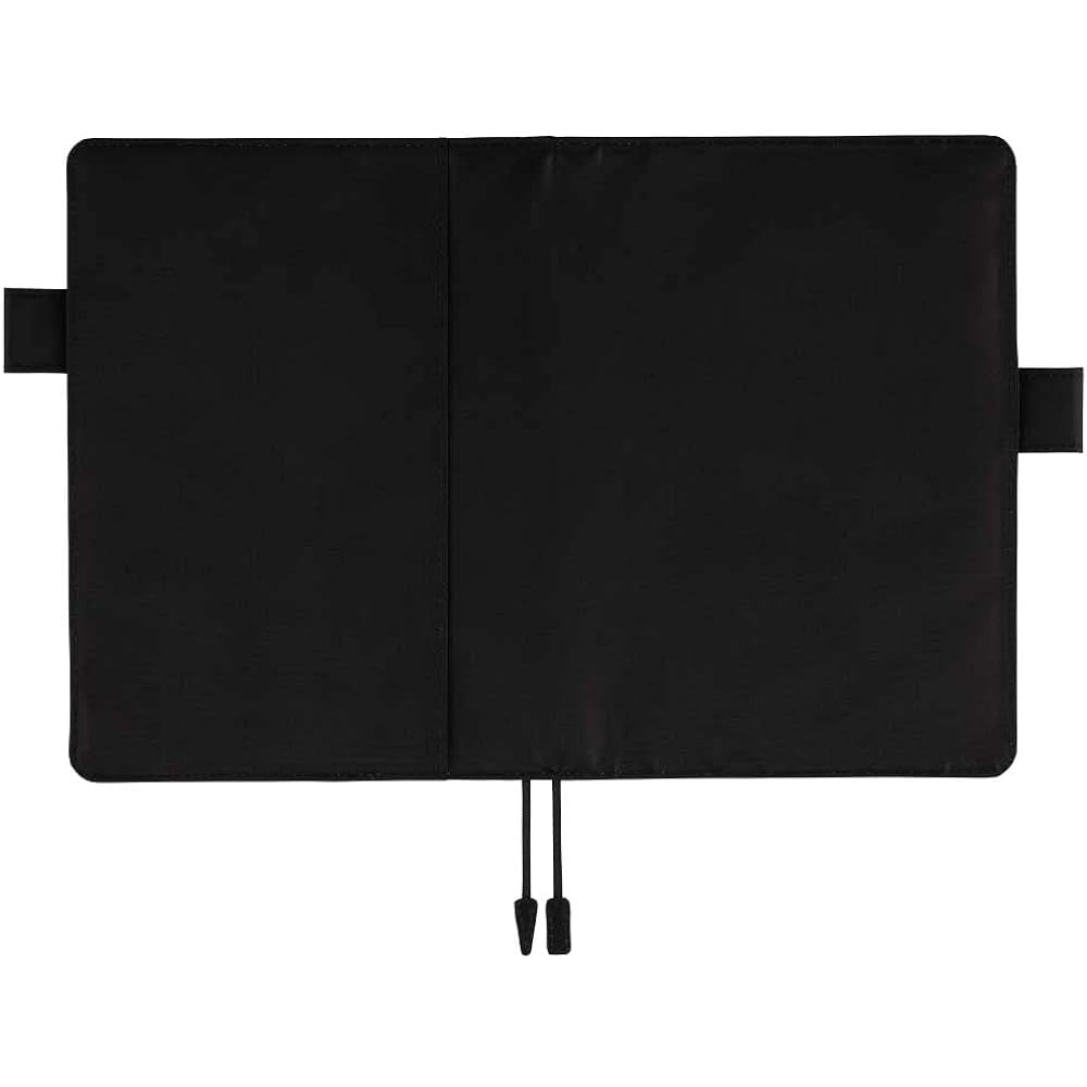 Hobonichi Notebook Cousin (A5) Notebook Cover Colors/Black x Clear Blue
