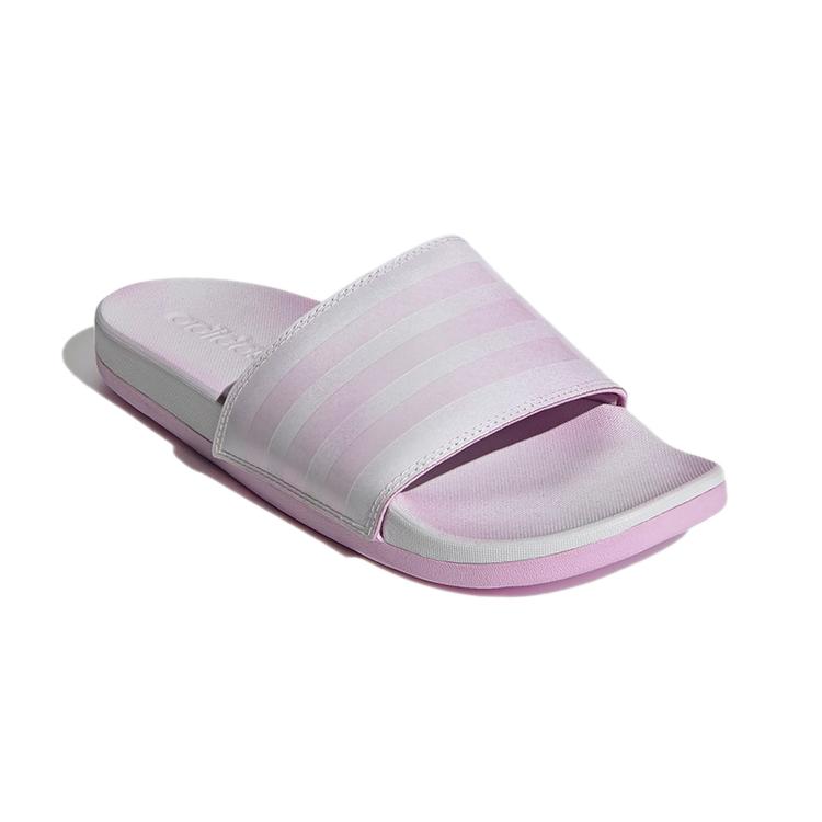 Nye Adilette Dame Adidas Komfortslides 'Grå Klar Lilla' Dame FZ4878