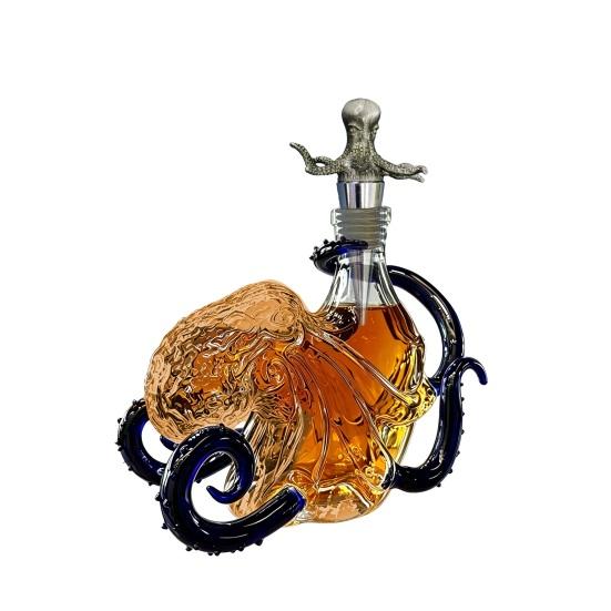 3D Octopus Wine Bottle Stopper, Vacuum Seal Wine Bottle Cap, Reusable Ocean Life Wine Bottle Stopper, Airtight Leak Proof Bottle Topper for Home