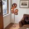 oeny Nordic Cross Design Lava Floor Lamp