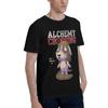 Men Fullmetal Alchemists Fusion T Shirt Alchemy Crossing Pure Cotton Clothing Crazy Short Sleeve Round Neck Tee Shirt T-Shirts