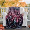 Buffy Flannel Blanket Soft Warm All-Season Throw, Design for Camping, Car Travel, Hiking Sofa, Bed, Office Perfect Gift for Parties