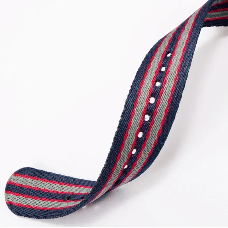 Nylon Watch Strap for Omega 007 for Seamaster 300 20mm Canvas Watchband for Rolex Military Sport Bracelet for Tudor Wristband