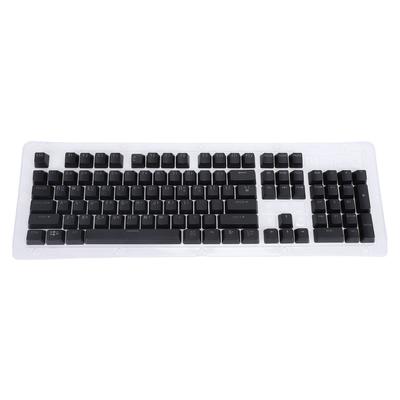 104 Stück Tastenkappen Set ABS Koreanische Tastatur Tastenkappen Ersatz für 61 64 68 84 87 96 98 100 104 Mechanische Tastaturen Schwarz