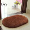Solid Color Mat Anti-Skid Polyester Absorbent Shower Bathroom Cushion for Porch Door Doorway