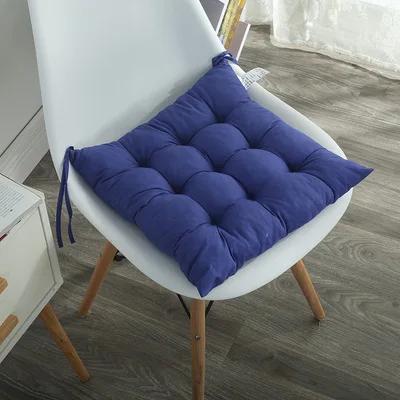 Thicken Sanded Cushion Chair Cushion Restaurant Kitchen Office Decoration Computer Cushion Tied To The Seat Chair Decoration