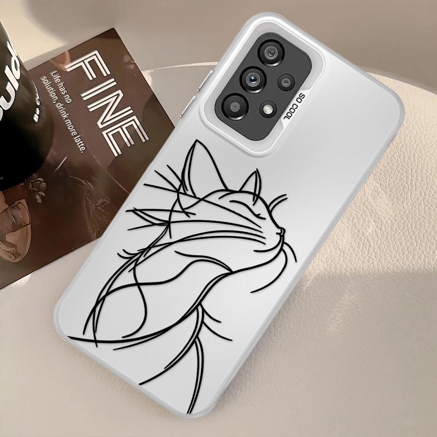 

Чехол-накладка Гордый кот для Samsung Galaxy A23 A71 A13 A17 A52 A14 A56 A54 A72 A32 A36 A25 A73 A16 A34 A12 Galaxy A53 5G
