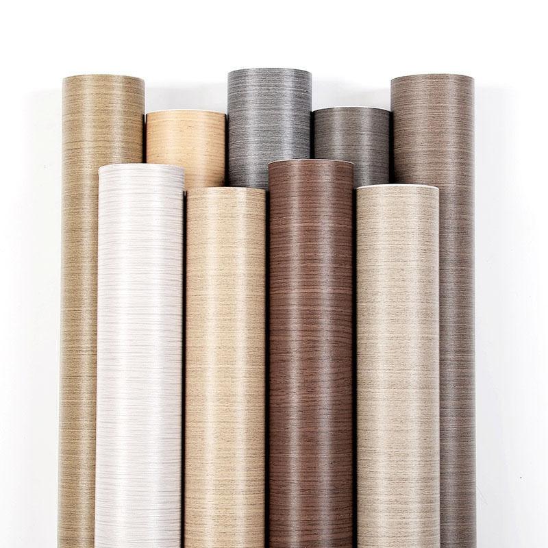 Extra Thick 0.19mm Waterproof Oil-Proof Wood Grain Self-Adhesive Wallpaper Furniture Renovation Film Home Decor