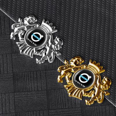 3D Metal Car Body Window Decor Stickers Badges Auto Styling For RDESIGN XC60 XC90 S60 S80 S60L V40 V60 AWD V90 Accessories