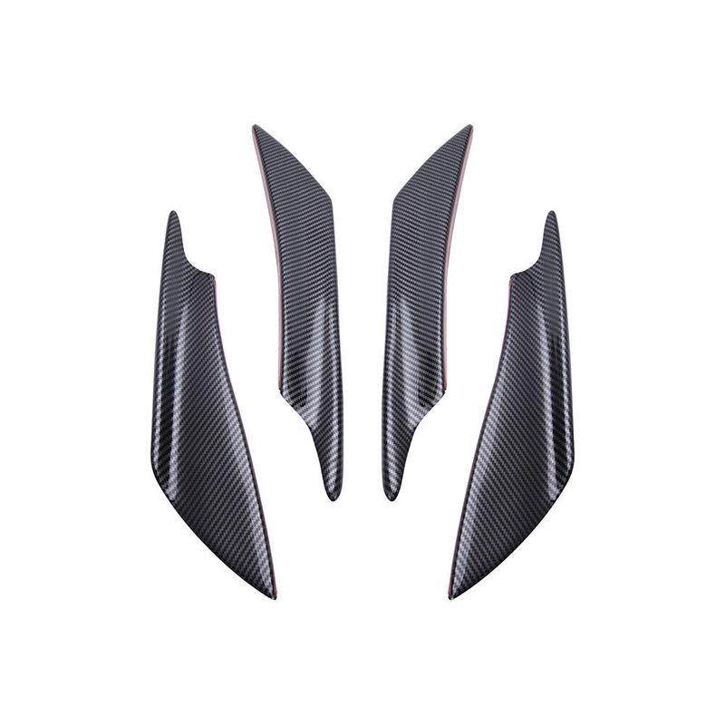 LAICY 4PCS Car Front Bumper Canard Splitter Lip Diffuser Splitter Scratch Protector Guard Cover for Subaru WRX STI 2013-2020