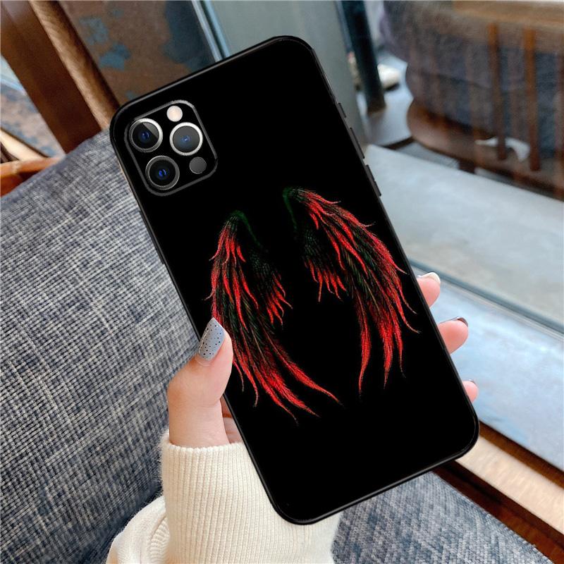 Exquisite Wings Phone Case For iPhone 16 14 13 12 11 15 Pro Max 12 13 Mini XR 15 16 Plus 16e Cover Shell