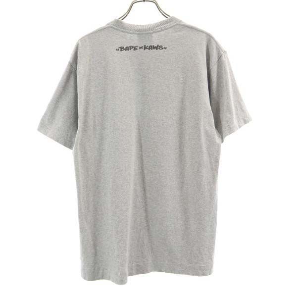 A BATHING APE KAWS collaboration made in Japan Short sleeve T-shirt KAWS Men's Used