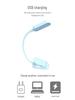 USB Rechargeable LED Clip-On Reading Lamp: Eye Protection, Portable Mini Desk Light for Students and Night Reading