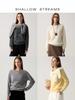 Mulberry Silk & Cashmere Blend Sweater - Soft Knit, Seamless, Round Neck Base Layer for Women