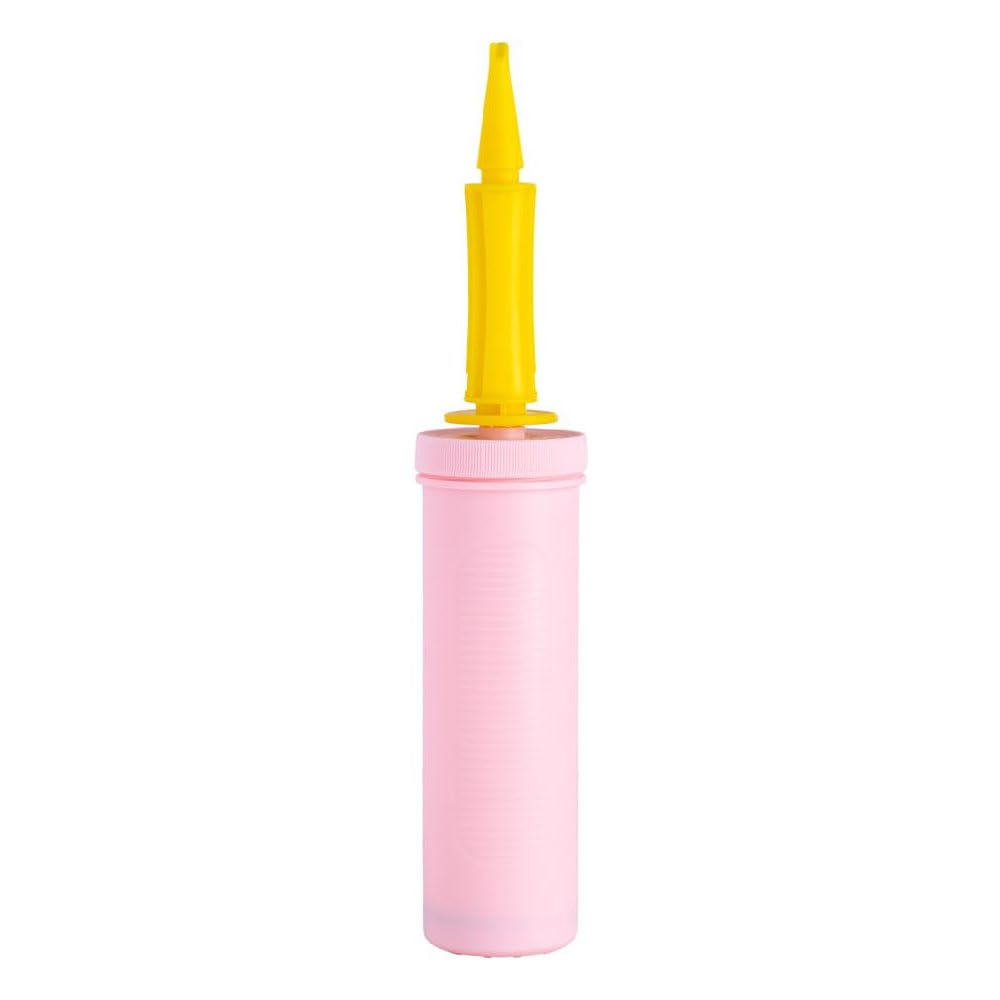 

Arthar Manual Air Pump Inflator for Balloons Inflatable Rings Pool and More Double-Speed Handheld Lightweight Pink