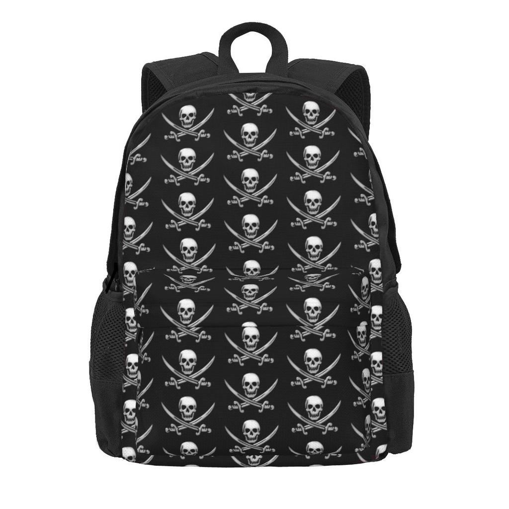 Candy Skull Backpack Girl Colorful Skulls Durable Backpacks Polyester Kawaii High School Bags Travel Custom Rucksack