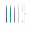 400Pcs Dental Disposable Micro Applicator Brush Eyelash Brushes With Portable Box Plastic Handle Microfiber Tips Dentist Tool